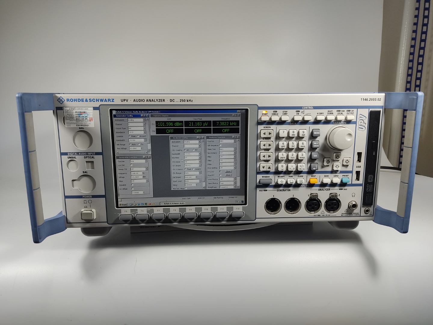 Rohde Schwarz/Audio Analyzer/UPV/K1/K4/K9/K61/K63/K91/K9102